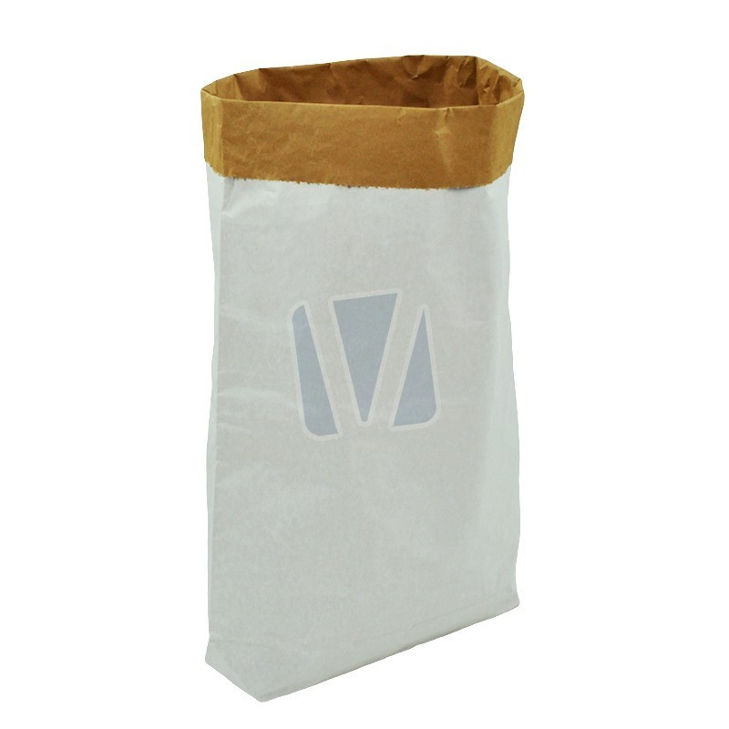 Verdeel Overeenkomend Frustratie Vlakke witte papieren zak met blokbodem (per 10 stuks)