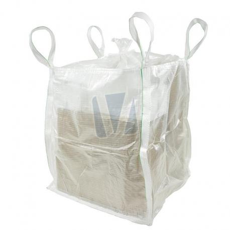 Transparante big bags (geschikt voor 1 kuub)
