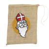 Jute zakken Sinterklaas 30 x 40 cm (per stuk)