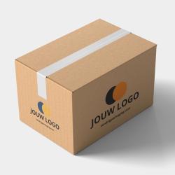 Kartonnen dozen enkele golf (bedrukt)