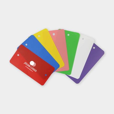 Kunststof labels PVC (bedrukt) gebruik: Kunststof labels PVC (bedrukt)