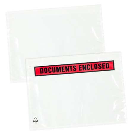 Paklijstenveloppen documents enclosed en blanco