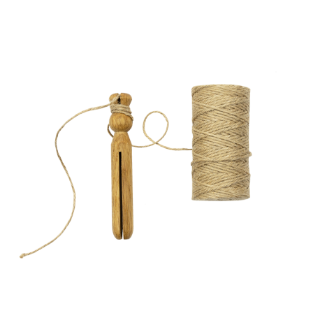 Jute touw met dolly knijper gebruik: Jute touw met dolly knijper