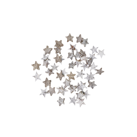 Decoratie sterren wit
