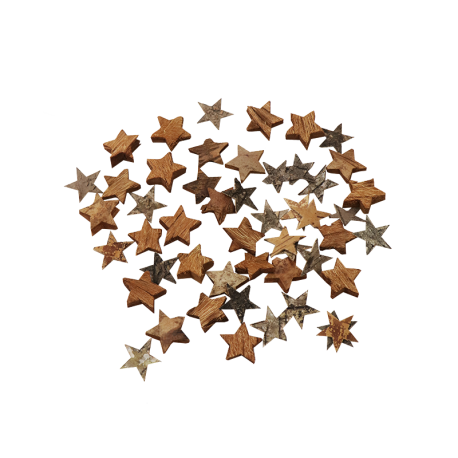 Decoratie sterren naturel