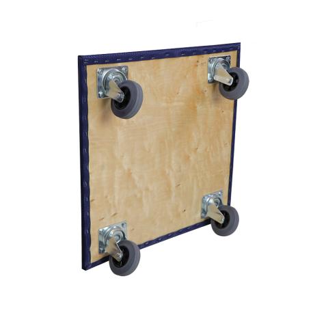 Meubelhondje 60x60 cm blauw 300 kg rubber wiel gebruik: Meubelhondje 60x60 cm blauw 300 kg rubber wiel