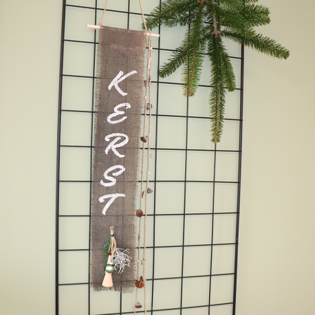 DIY pakket Kerst wandhanger gebruik: DIY pakket Kerst wandhanger