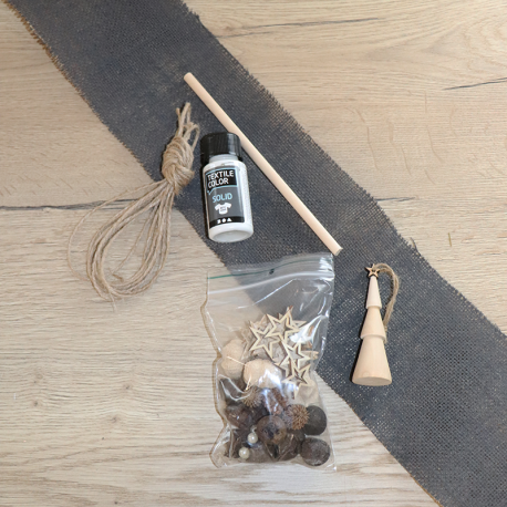 DIY pakket Kerst wandhanger gebruik: DIY pakket Kerst wandhanger