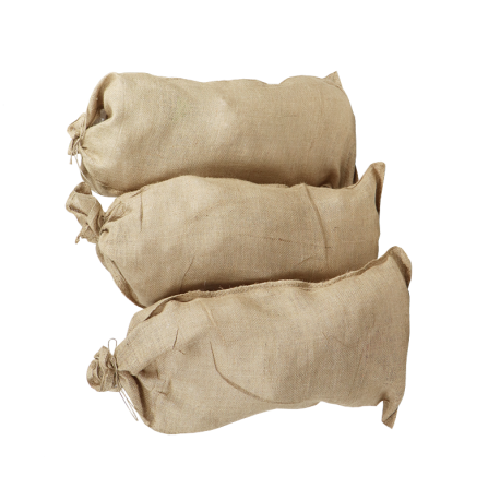 Jute zandzakken