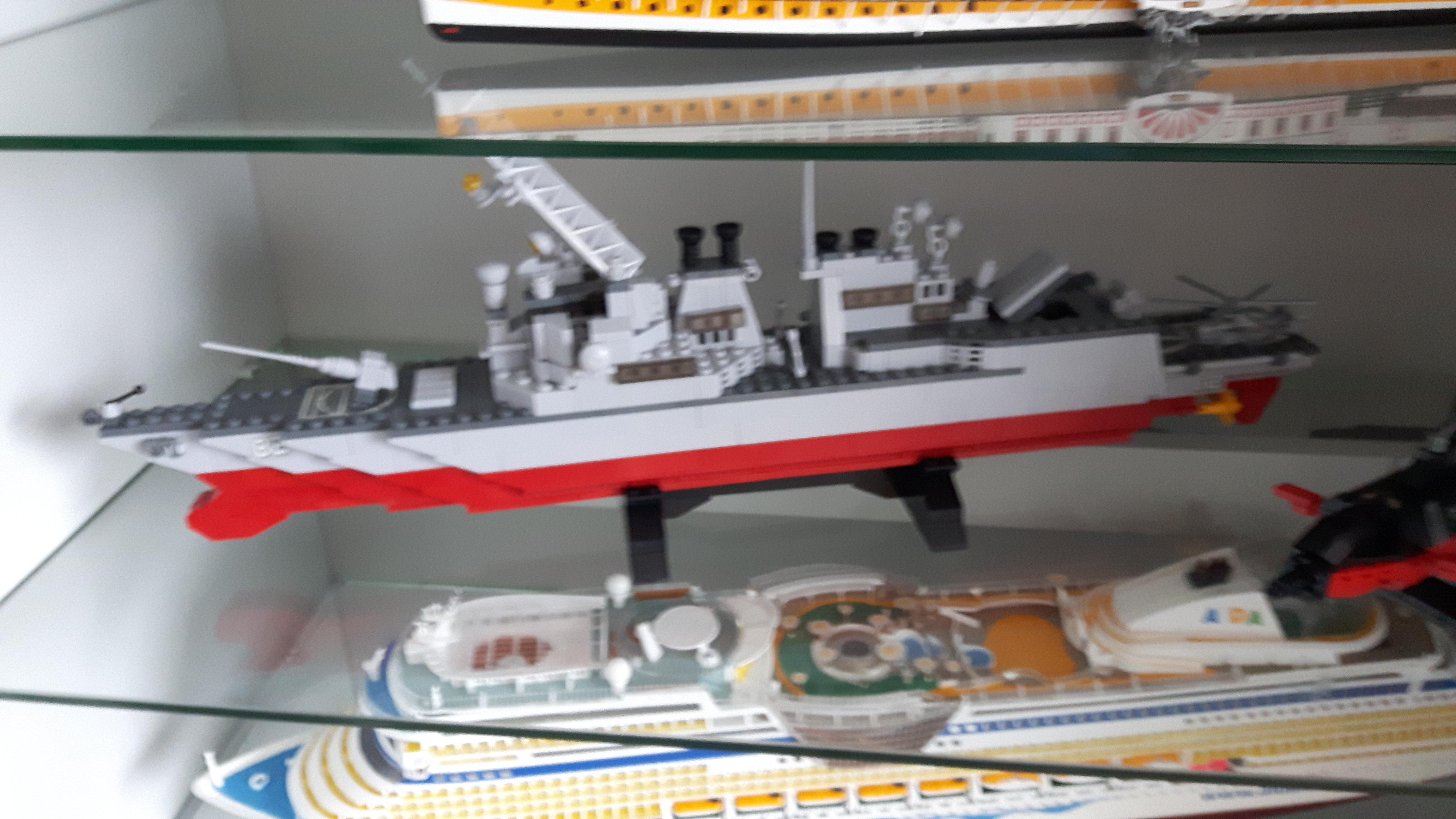 Sluban Boats destroyer M38-B0390 gebruik: Om het in de vitrine te zetten zodat je ervan kunt genieten. 