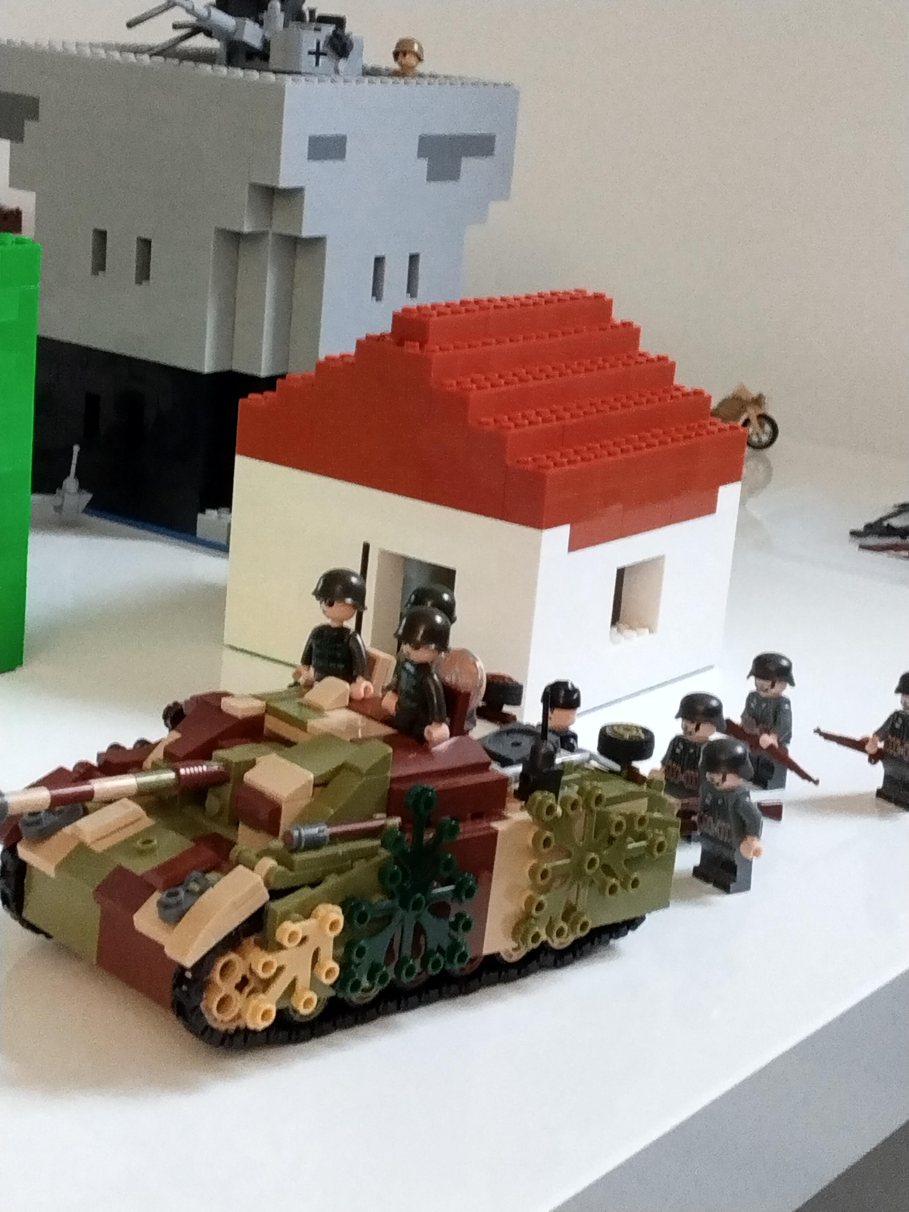Sluban WWII Camouflages tank M38-B0858 gebruik: Ik oefen opnamen met single foto's